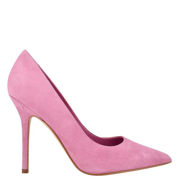 Nine West Bliss Pointy Toe Pink Pumps | South Africa 14J64-5G58